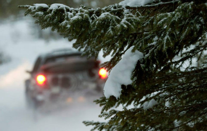 Hyundai a testat i20 WRC pe zăpezile din Suedia - Poza 8