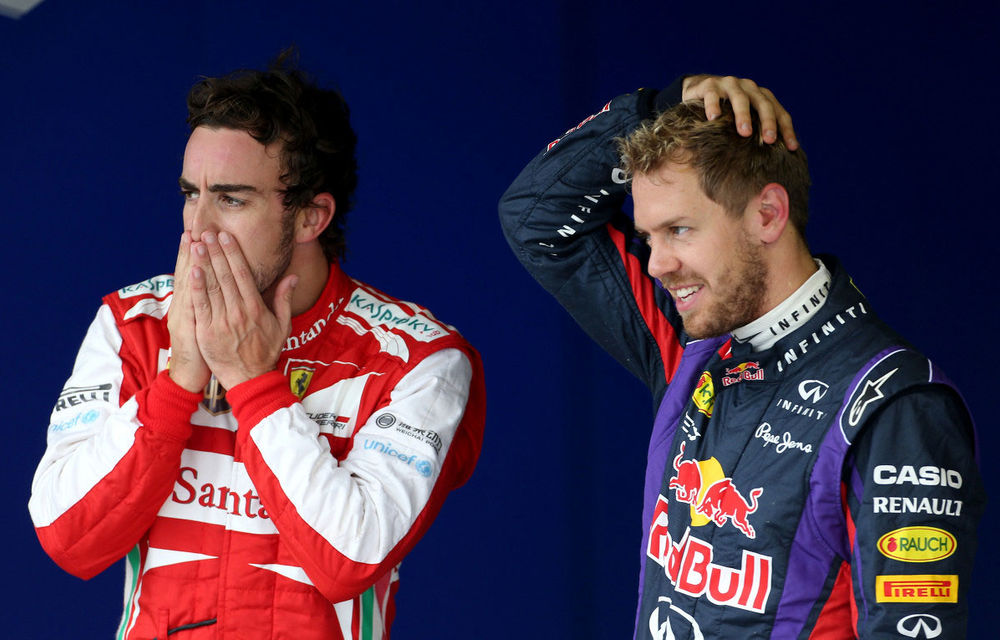 Alonso şi Vettel cred că piloţii vor avea o influenţă mai mare în curse în 2014 - Poza 1