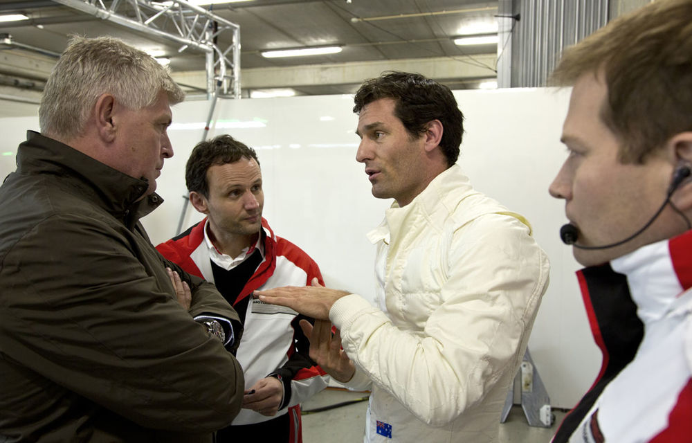 Webber a pilotat pentru prima oară prototipul Porsche pentru Le Mans - Poza 6