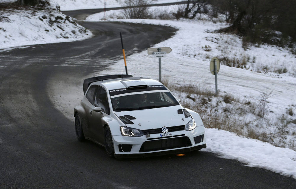 Ogier şi Latvala au testat Volkswagen Polo R WRC pentru Raliul Monte Carlo - Poza 1