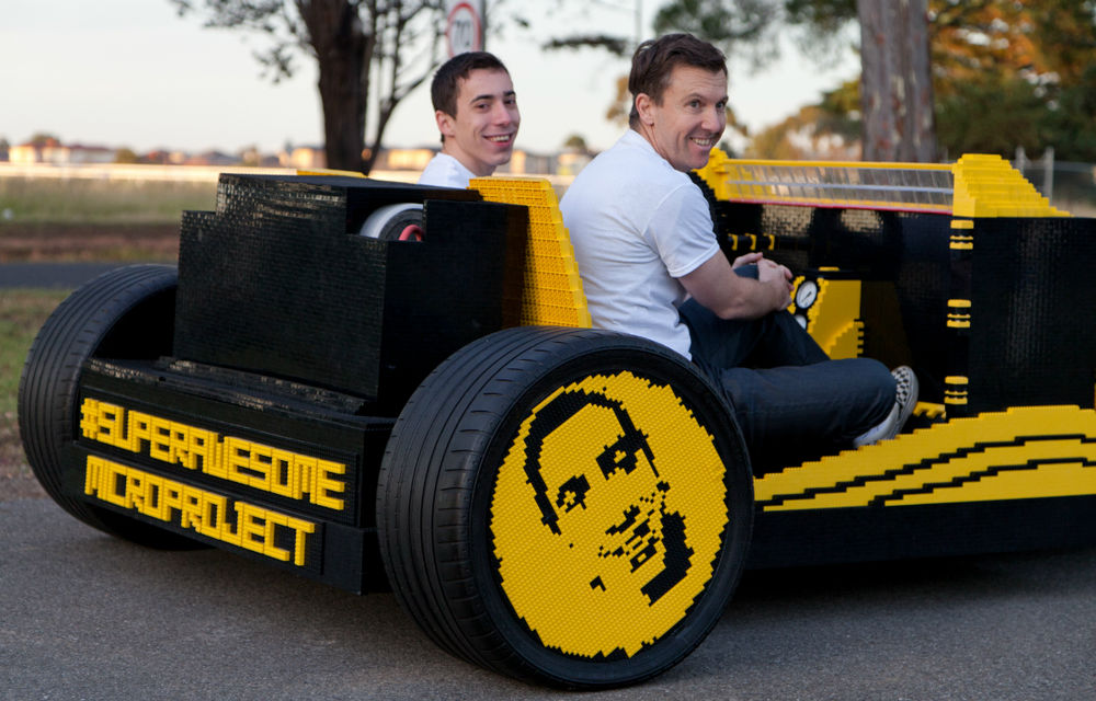 Invenţie româno-australiană: maşina care merge cu aer şi este construită din piese LEGO - Poza 4