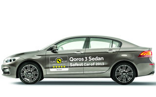 Qoros 3 Sedan, cel mai sigur model din 2013 conform testelor EuroNCAP