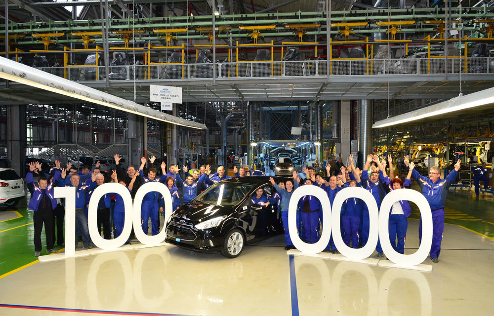 Record de producţie pentru Ford şi uzina de la Craiova: 100.000 de unităţi B-Max - Poza 1