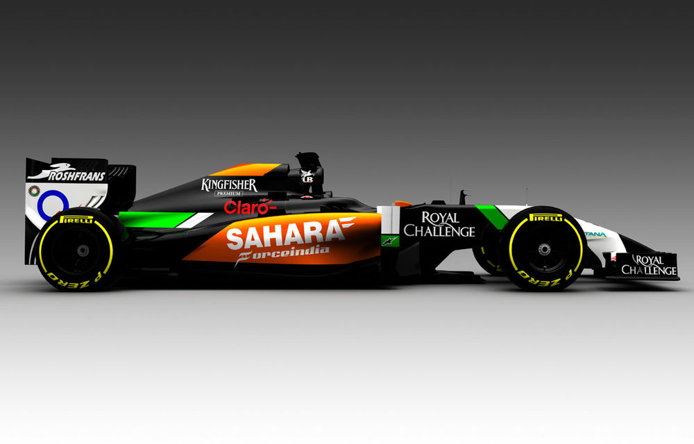 Force India a publicat prima imagine a noului monopost pentru sezonul 2014 - Poza 1