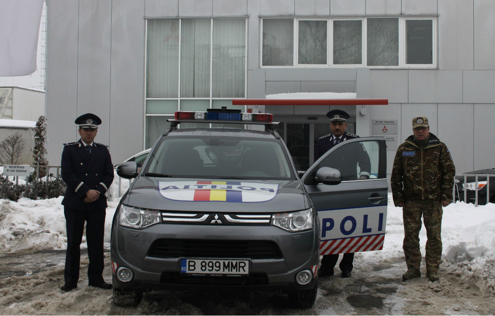 Poliţia Rutieră a primit un Mitsubishi Outlander în custodie timp de trei luni - Poza 1