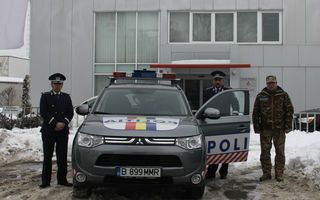 Poliţia Rutieră a primit un Mitsubishi Outlander în custodie timp de trei luni