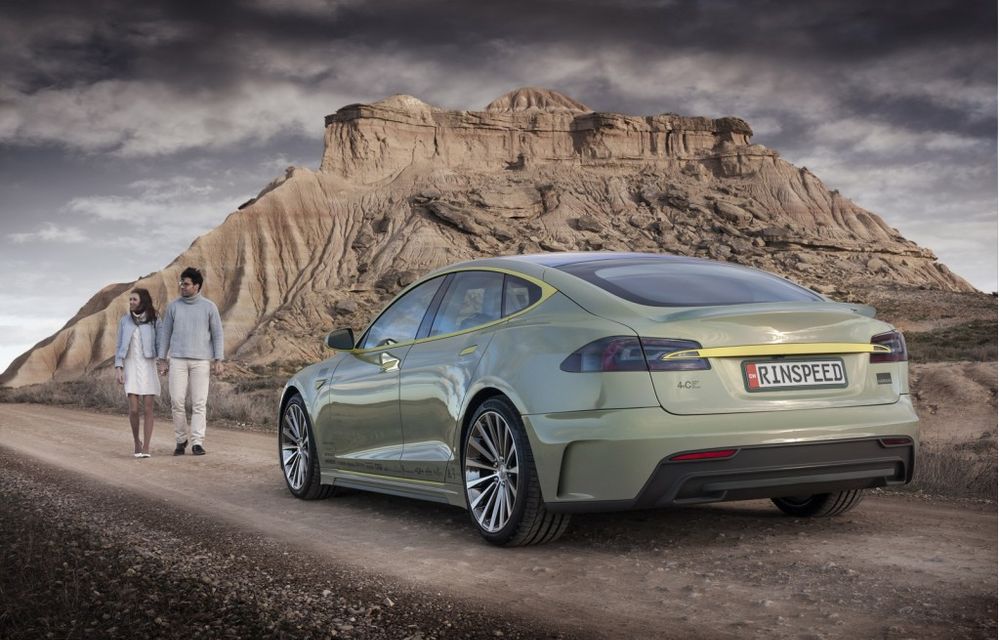 Rinspeed XchangE, un nou concept al elveţienilor, prezintă potenţialul maxim al lui Tesla Model S - Poza 3