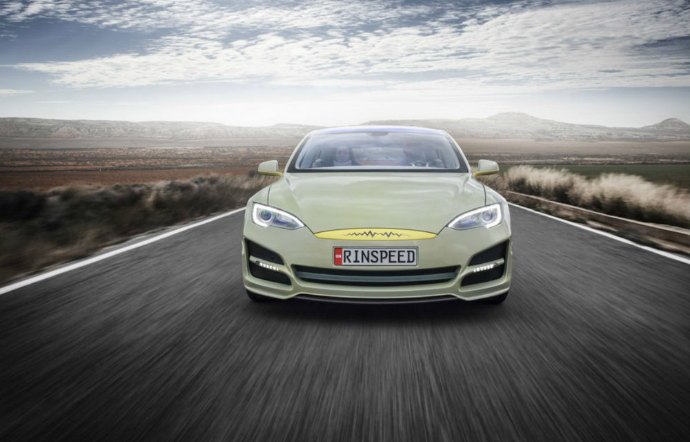 Rinspeed XchangE, un nou concept al elveţienilor, prezintă potenţialul maxim al lui Tesla Model S - Poza 1