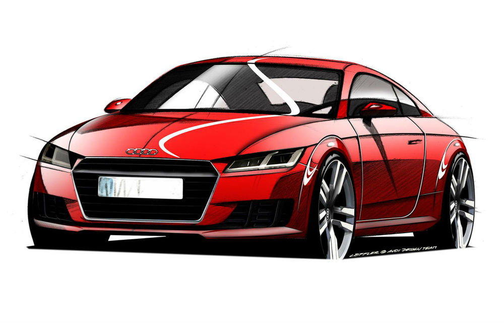 Audi TT - primele schiţe ale modelului de serie - Poza 1