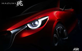 Mazda Hazumi Concept - primul teaser al modelului care prefigureză viitorul Mazda2