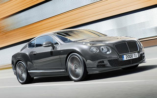 Bentley Continental GT Speed: 625 CP pentru cel mai rapid model al mărcii
