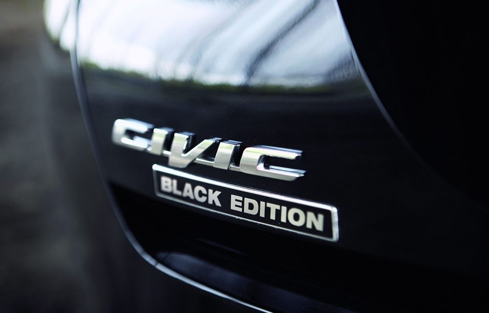 Honda Civic Black Edition - pachet estetic disponibil pentru clienţii europeni - Poza 7