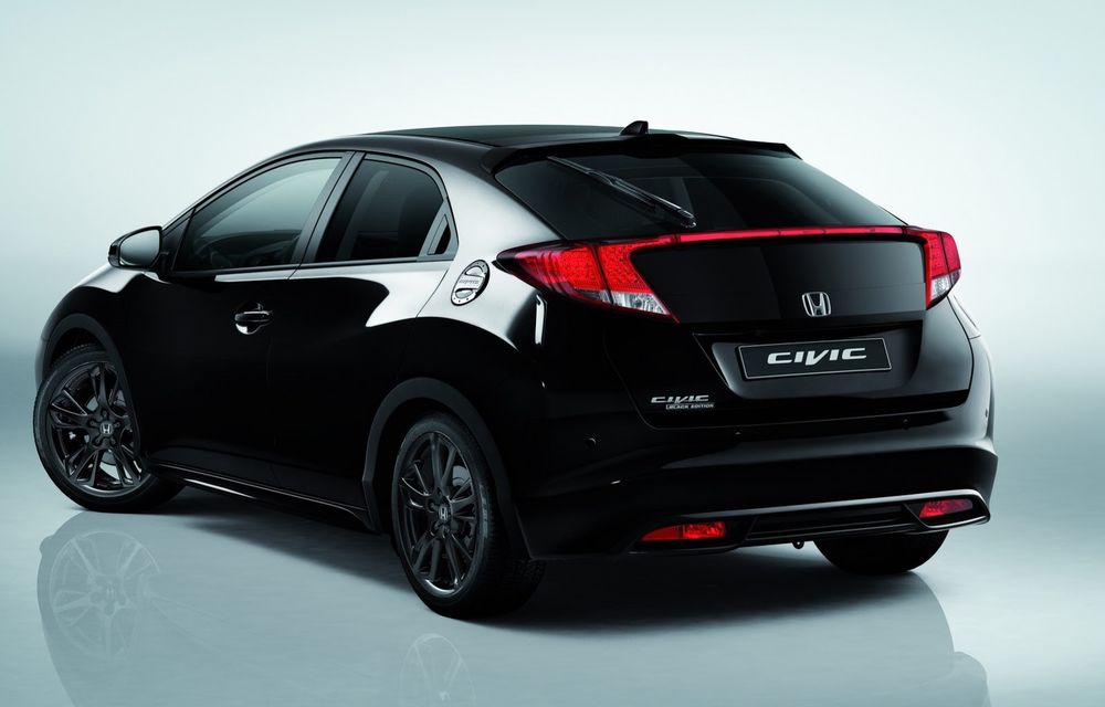Honda Civic Black Edition - pachet estetic disponibil pentru clienţii europeni - Poza 2