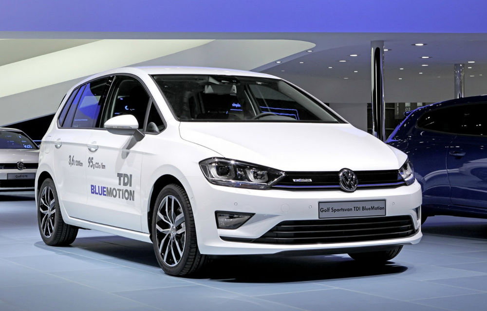 Volkswagen Golf Sportsvan promite să fie cel mai eficient monovolum compact: consum mediu de 3.6 litri la sută - Poza 1
