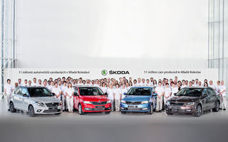 Sărbătoare la Skoda: 11 milioane de automobile fabricate la Mlada Boleslav