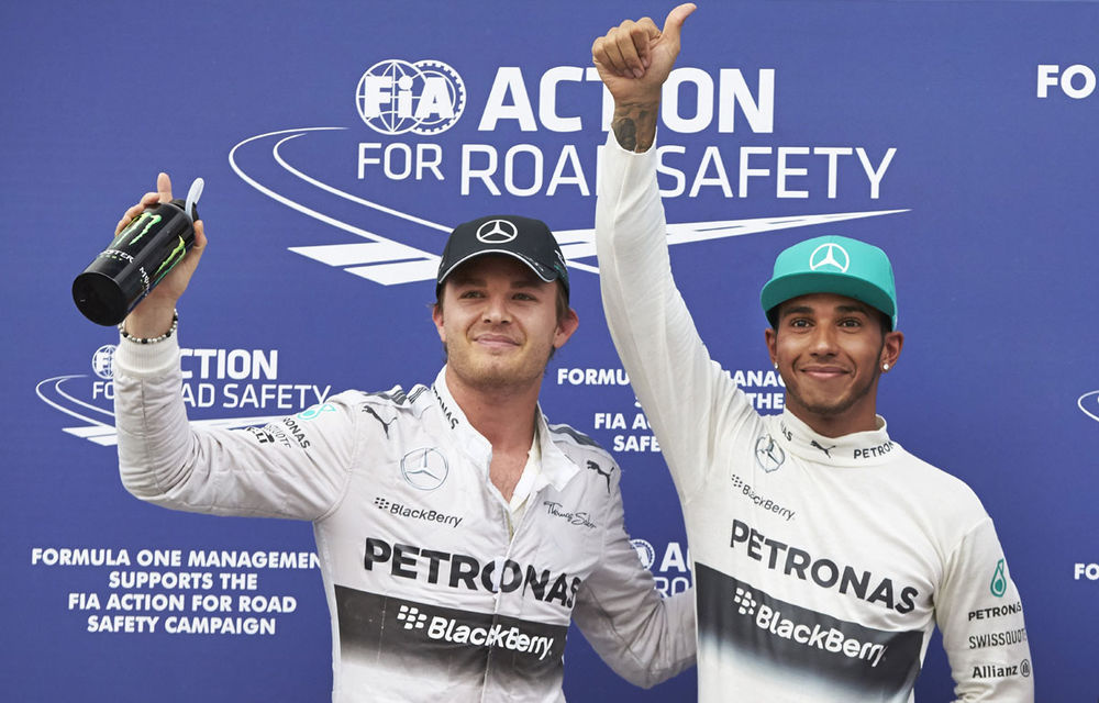 Mercedes anticipează conflicte interne între Hamilton şi Rosberg - Poza 1