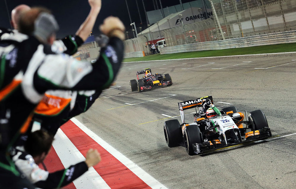 Perez, entuziasmat de podiumul obţinut în Bahrain - Poza 1