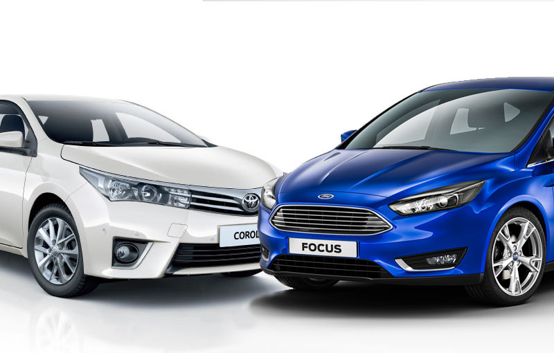 Dispută între Ford şi Toyota: cei doi constructori se contrează cu Focus şi Corolla pentru titlul de cea mai vândută maşină din lume în 2013 - Poza 1