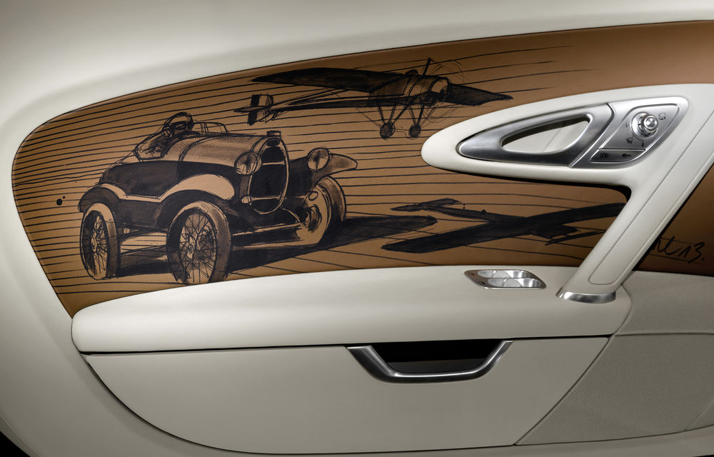 Bugatti Veyron Grand Sport Vitesse Black Bess - ediţie specială în cinstea lui Roland Garros - Poza 15