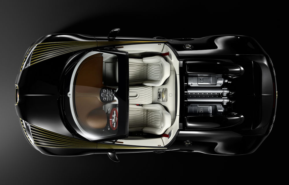 Bugatti Veyron Grand Sport Vitesse Black Bess - ediţie specială în cinstea lui Roland Garros - Poza 7
