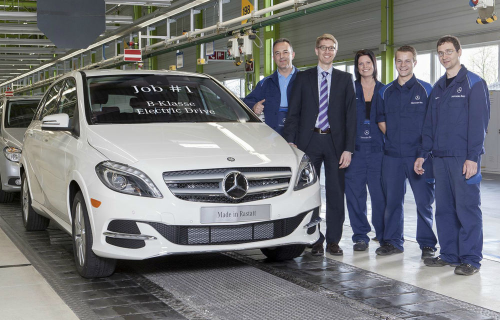 Mercedes B-Klasse electric a intrat în producţie - Poza 1