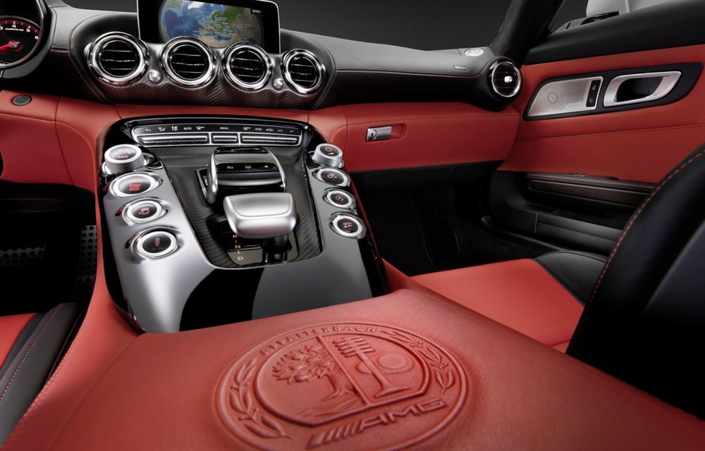 Mercedes-AMG GT, înlocuitorul lui SLS AMG, îşi dezvăluie interiorul - Poza 2