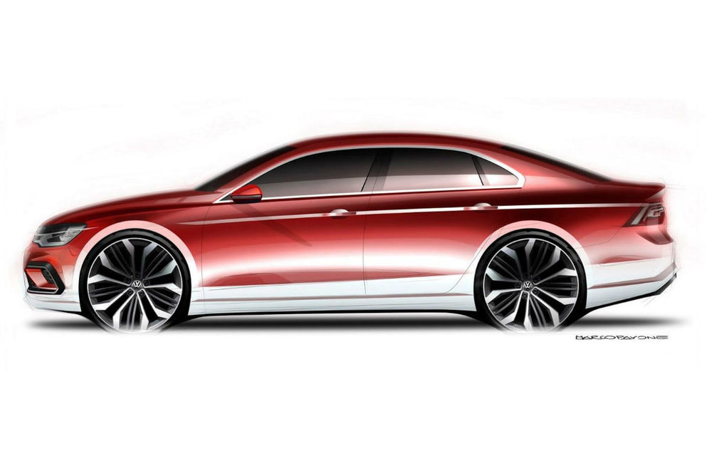 Volkswagen Midsize Coupe - conceptul care anunţă un viitor Jetta coupe cu patru uşi - Poza 4