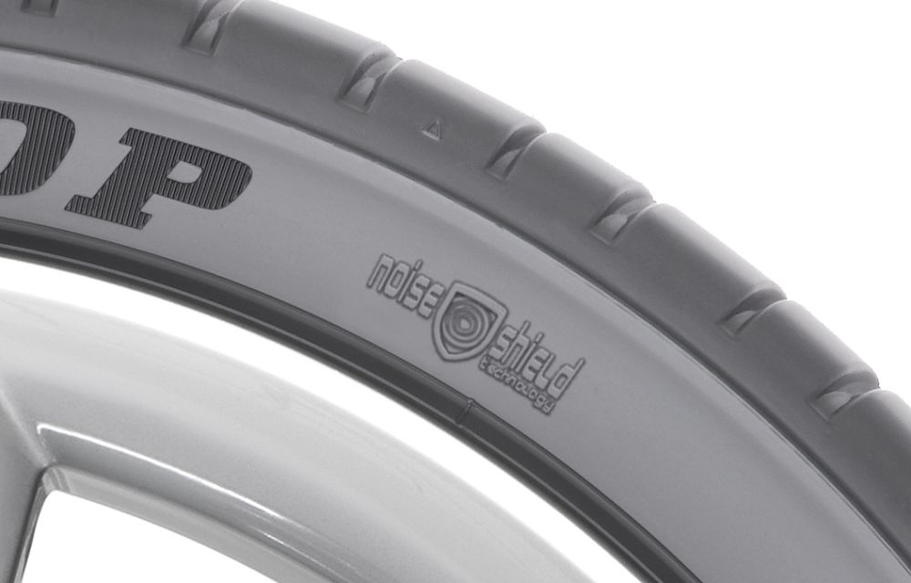 Dunlop introduce în producţia de serie anvelopele cu spumă interioară pentru reducerea zgomotului - Poza 1