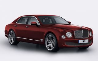 Bentley îşi sărbătoreşte aniversarea de 95 de ani cu o ediţie limitată a lui Mulsanne