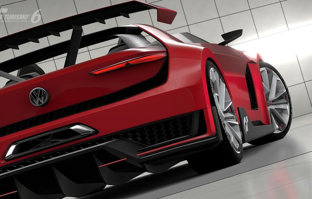 Volkswagen GTI Roadster Vision, un model creat special pentru jocul Gran Turismo 6, se prezintă - Poza 5