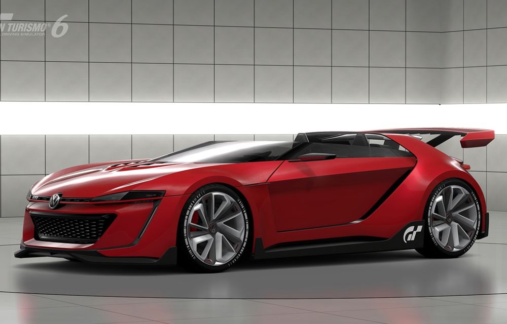 Volkswagen GTI Roadster Vision, un model creat special pentru jocul Gran Turismo 6, se prezintă - Poza 1