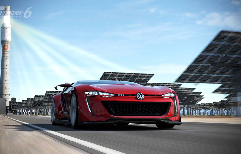 Volkswagen GTI Roadster Vision, un model creat special pentru jocul Gran Turismo 6, se prezintă - Poza 6
