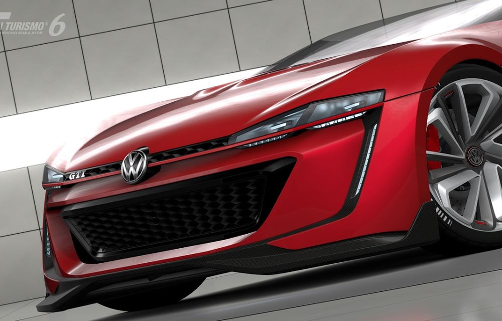 Volkswagen GTI Roadster Vision, un model creat special pentru jocul Gran Turismo 6, se prezintă - Poza 4