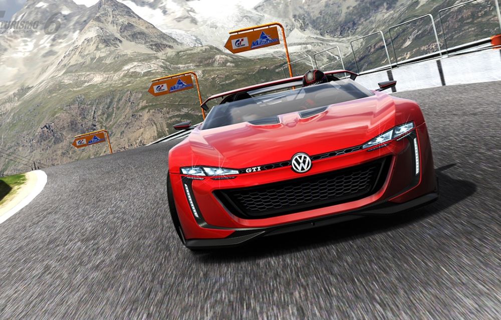 Volkswagen GTI Roadster Vision, un model creat special pentru jocul Gran Turismo 6, se prezintă - Poza 8