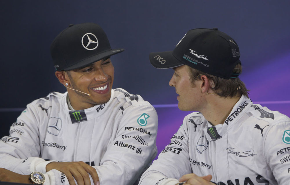 Hamilton susţine că este în continuare prieten cu Rosberg - Poza 1