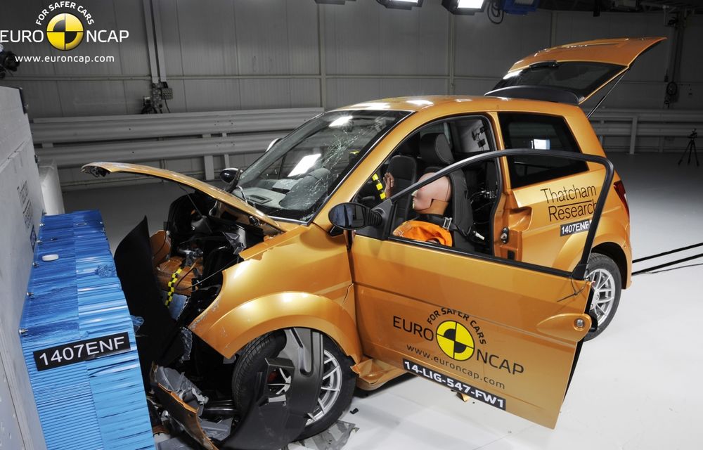 EuroNCAP pune la încercare noul Renault Twizy: 6 puncte din 16 posibile - Poza 14