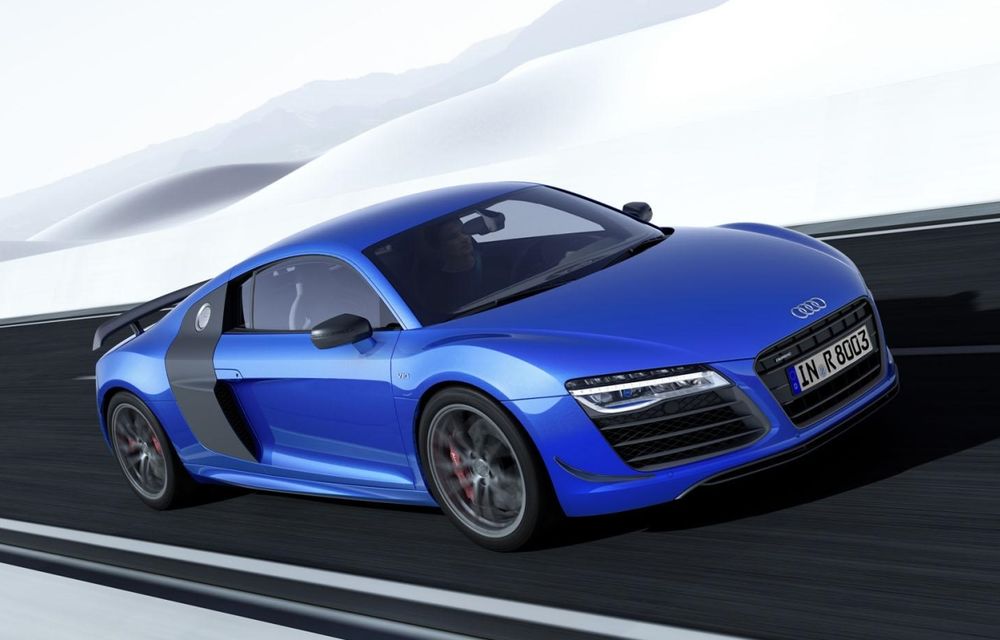 Audi: &quot;Avem cea mai rapidă maşină cu faruri cu laser din lume, R8 LMX&quot; - Poza 1