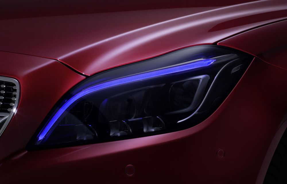 Mercedes CLS facelift, anticipat de imagini care dezvăluie noile faruri LED - Poza 3