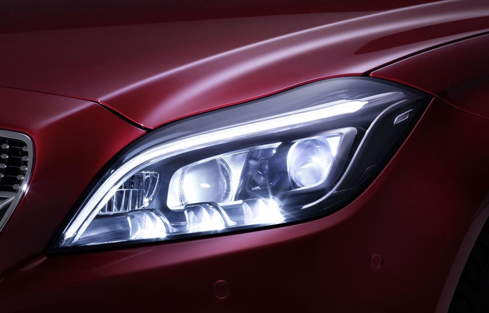 Mercedes CLS facelift, anticipat de imagini care dezvăluie noile faruri LED - Poza 4