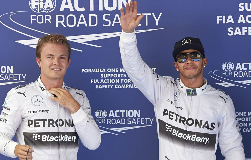 Hamilton şi Rosberg, încrezători că pot obţine pole position-ul în Austria - Poza 1