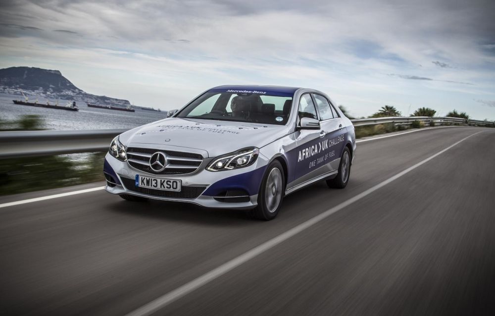 Mercedes-Benz E 300 BlueTEC Hybrid a finalizat un traseu de 1.968 km cu un plin - Poza 5
