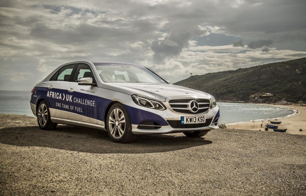 Mercedes-Benz E 300 BlueTEC Hybrid a finalizat un traseu de 1.968 km cu un plin - Poza 11