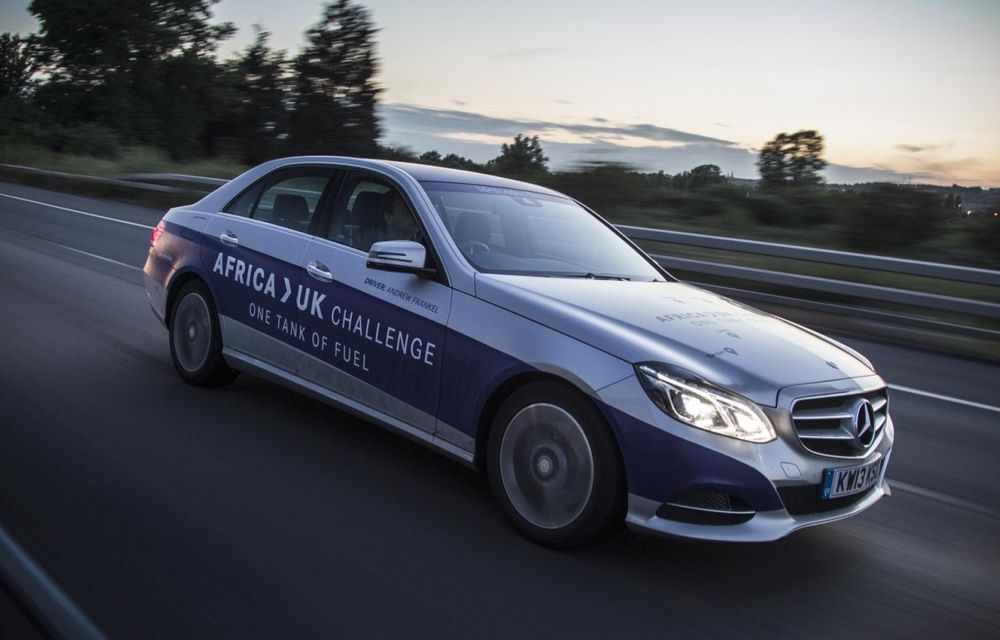 Mercedes-Benz E 300 BlueTEC Hybrid a finalizat un traseu de 1.968 km cu un plin - Poza 16