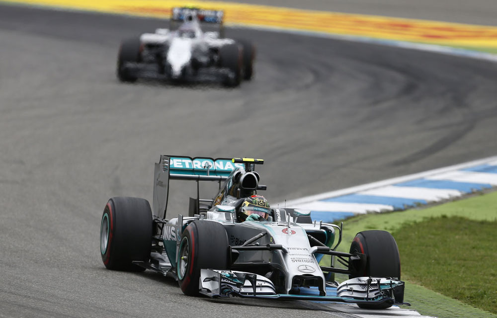 Rosberg afirmă că a avut propriile probleme cu frânele în calificările şi cursa din Germania - Poza 1