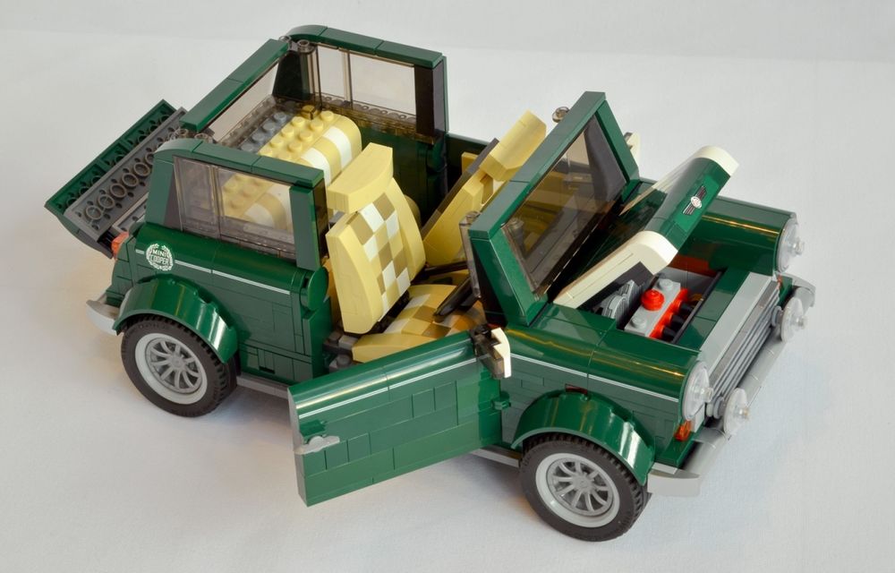 Mini Cooper este oferit şi în versiune LEGO: 1.077 de piese completează maşina de 25 de centimetri lungime - Poza 11