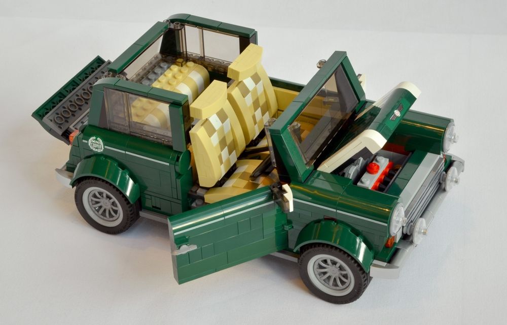 Mini Cooper este oferit şi în versiune LEGO: 1.077 de piese completează maşina de 25 de centimetri lungime - Poza 10