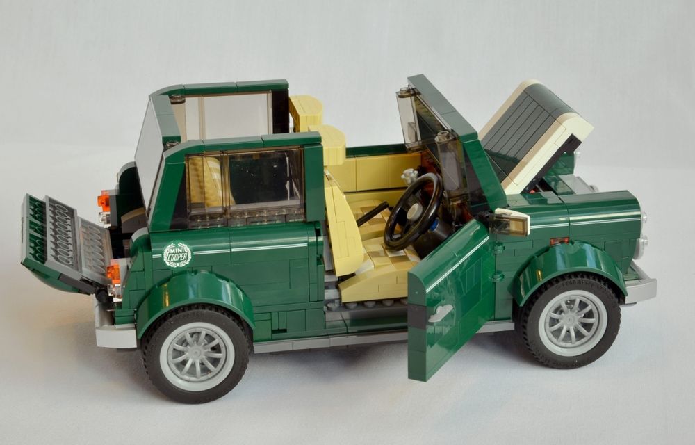 Mini Cooper este oferit şi în versiune LEGO: 1.077 de piese completează maşina de 25 de centimetri lungime - Poza 13