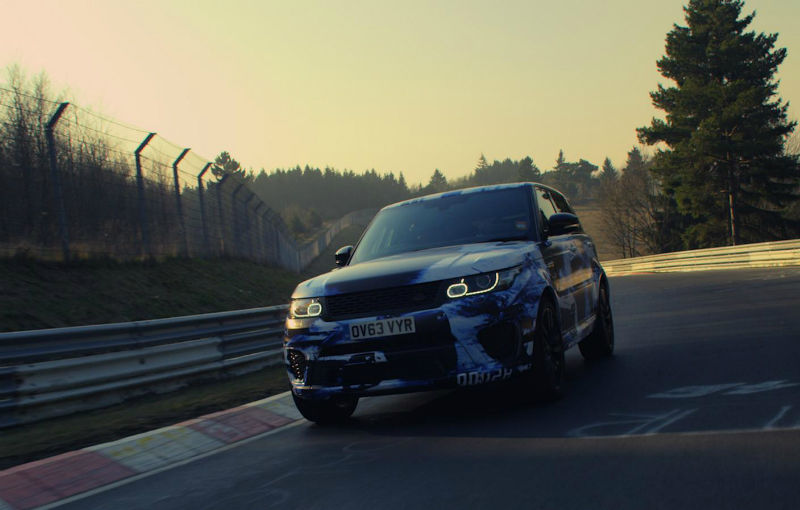 Range Rover Sport SVR este cel mai rapid SUV din lume pe Nurburgring - Poza 1
