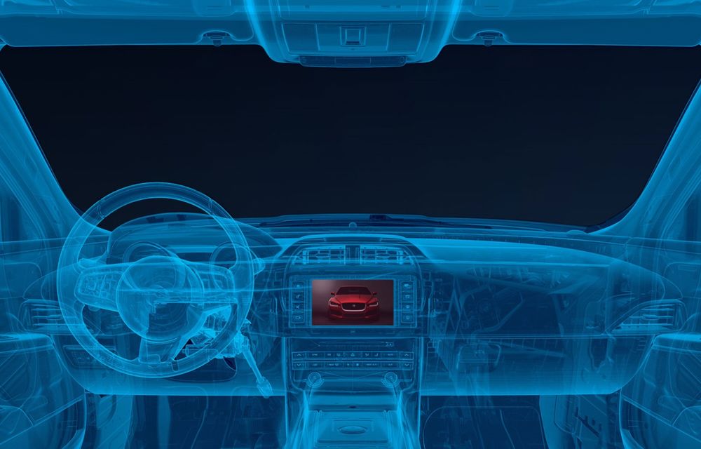 Jaguar a prezentat prima imagine cu interiorul modelului XE - Poza 1