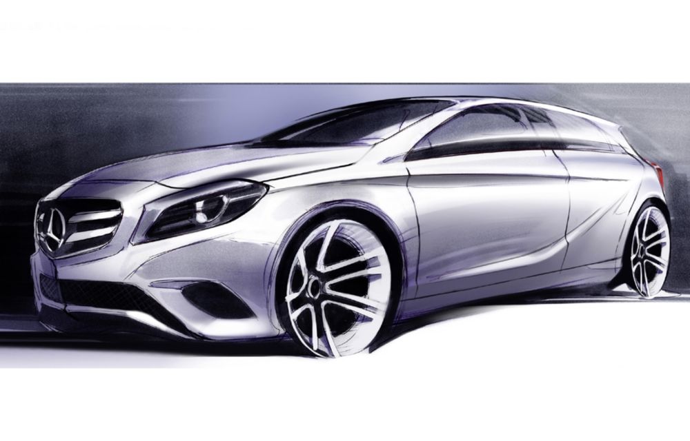 Viitoarea generaţie a lui Mercedes-Benz A-Klasse va avea versiuni roadster şi coupe - Poza 1